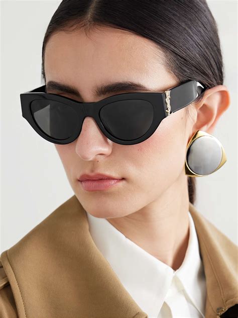 ysl acetate cat eye sunglasses.